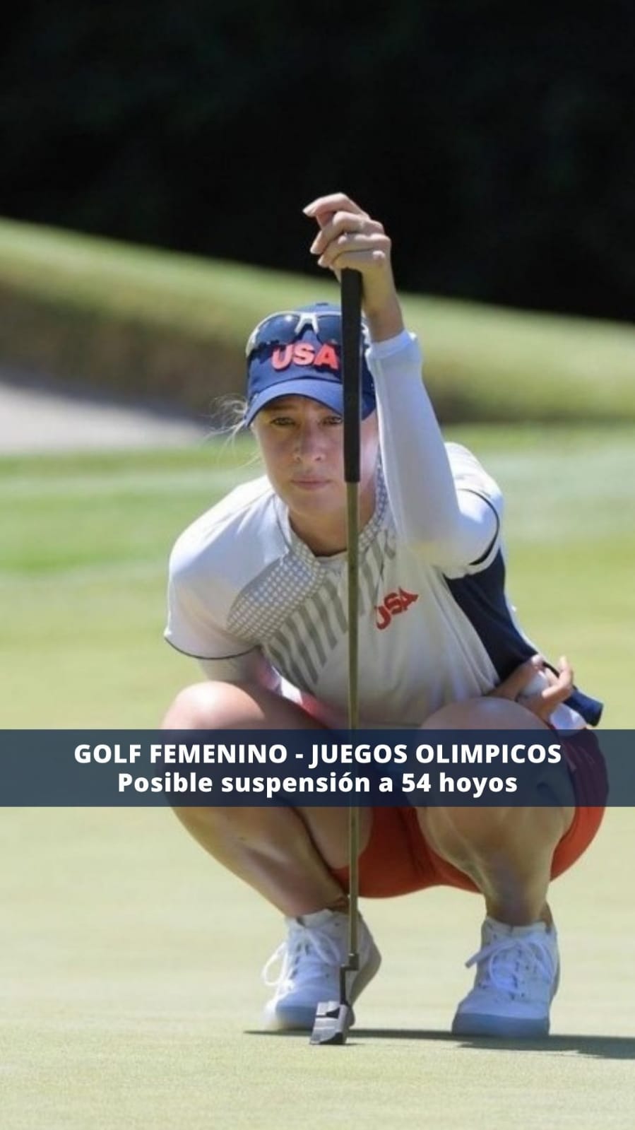 Se podría acortar a 54 hoyos la competencia de Golf Femenino en los Juegos Olímpicos
